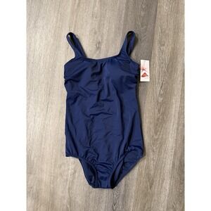Women's size 12L (Long Torso blue one piece Lyrica extra life one piece swimsuit